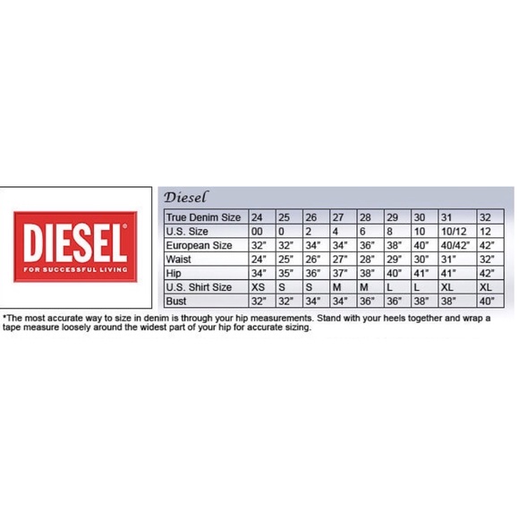 DIESEL CULOTTE JEANS ~ Made in Italy - Picture 7 of 7